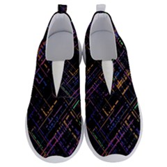 Criss-cross Pattern (multi-colored) No Lace Lightweight Shoes by LyleHatchDesign