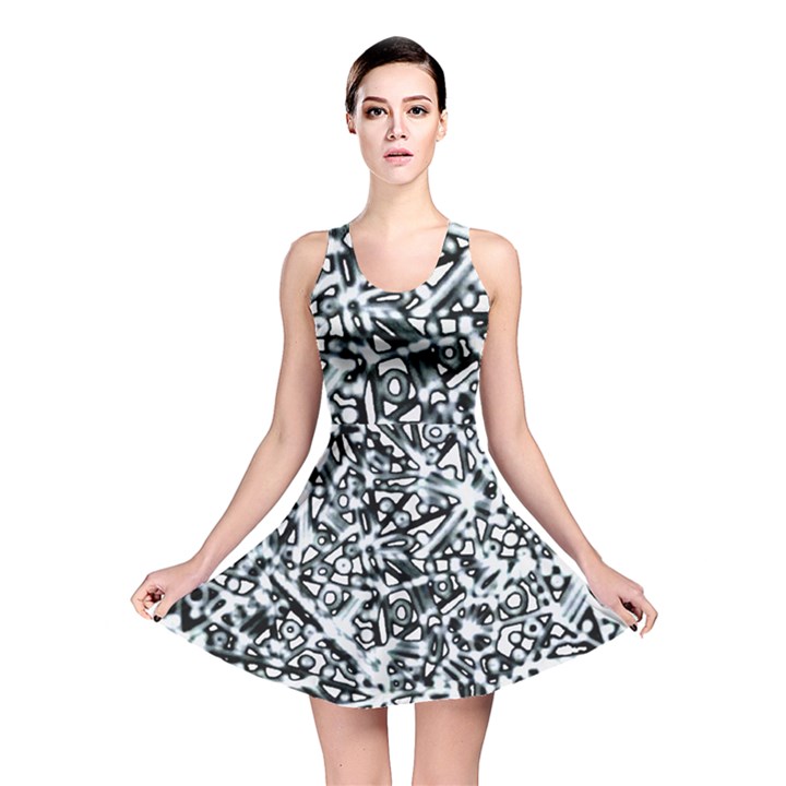 Beyond Abstract Reversible Skater Dress