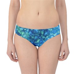 Deep Blues Hipster Bikini Bottoms by AlkaravanCreations