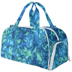 Deep Blues Burner Gym Duffel Bag by AlkaravanCreations