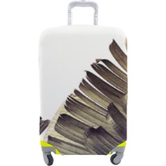 Vintage Banana Leaves Luggage Cover (large) by goljakoff