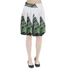 Banana Leaves Pleated Skirt by goljakoff