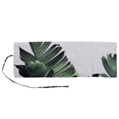 Banana Leaves Roll Up Canvas Pencil Holder (m) by goljakoff