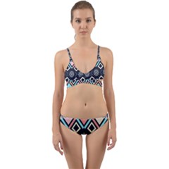 Gypsy-pattern Wrap Around Bikini Set by PollyParadise