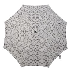 Modern Geometric Black And White Print Pattern Hook Handle Umbrellas (small) by dflcprintsclothing