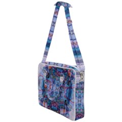 Marbled Pebbles Cross Body Office Bag by kaleidomarblingart