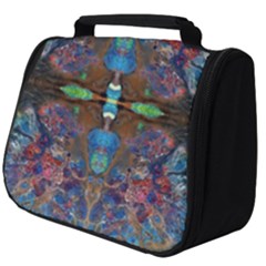 Abstract Marbling Painting Repeats Full Print Travel Pouch (big)