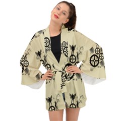 Angels Long Sleeve Kimono by PollyParadise