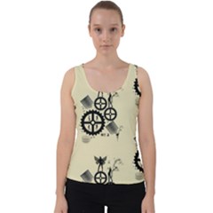 Angels Velvet Tank Top