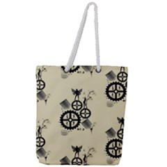 Angels Full Print Rope Handle Tote (large)