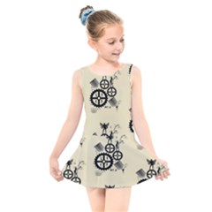 Angels Kids  Skater Dress Swimsuit by PollyParadise