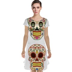 Day Of The Dead Day Of The Dead Cap Sleeve Nightdress