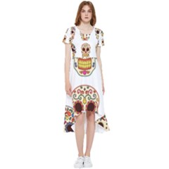 Day Of The Dead Day Of The Dead High Low Boho Dress