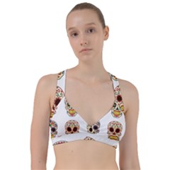 Day Of The Dead Day Of The Dead Sweetheart Sports Bra by GrowBasket