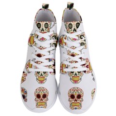 Day Of The Dead Day Of The Dead Men s Lightweight High Top Sneakers by GrowBasket