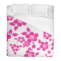 Hibiscus Pattern Pink Duvet Cover (full/ Double Size) by GrowBasket