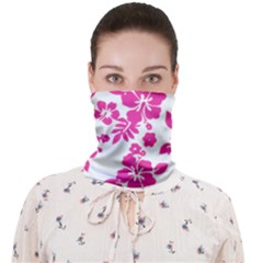 Hibiscus Pattern Pink Face Covering Bandana (adult) by GrowBasket