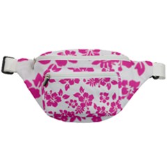 Hibiscus Pattern Pink Fanny Pack by GrowBasket