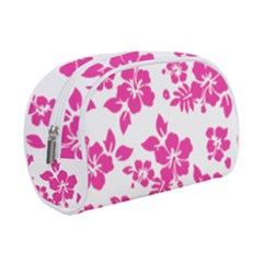 Hibiscus Pattern Pink Make Up Case (small) by GrowBasket