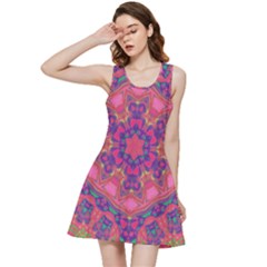 Purple Flower Inside Out Racerback Dress