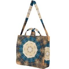 Bamboo Island Square Shoulder Tote Bag