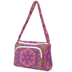 Springflower4 Front Pocket Crossbody Bag