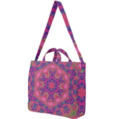 Springflower4 Square Shoulder Tote Bag