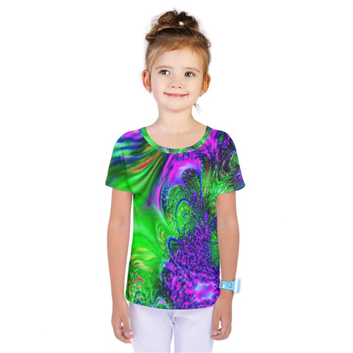 Feathery Winds Kids  One Piece Tee