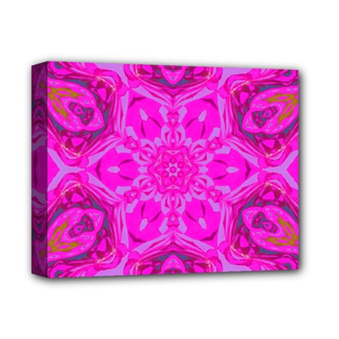 Purple Flower 2 Deluxe Canvas 14  X 11  (stretched) by LW323