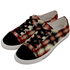 Royal Plaid Men s Low Top Canvas Sneakers by LW323