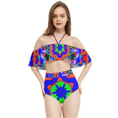 Excite Halter Flowy Bikini Set  by LW323