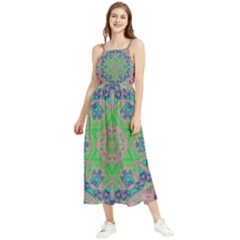 Spring Flower3 Boho Sleeveless Summer Dress by LW323