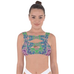 Spring Flower3 Bandaged Up Bikini Top by LW323