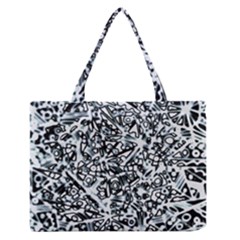 Beyond Abstract Zipper Medium Tote Bag by LW323