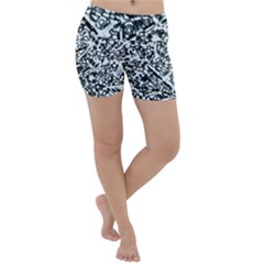 Beyond Abstract Lightweight Velour Yoga Shorts by LW323