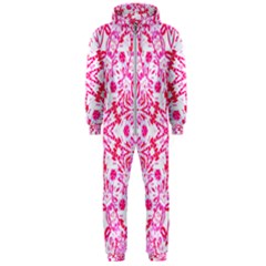 Pink Petals Hooded Jumpsuit (men)  by LW323