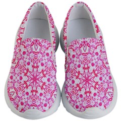 Pink Petals Kids Lightweight Slip Ons by LW323