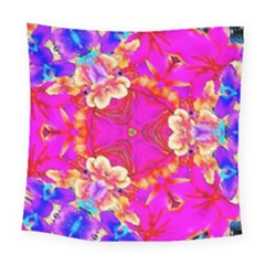 Pink Beauty Square Tapestry (large) by LW323