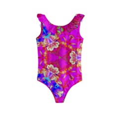 Pink Beauty Kids  Frill Swimsuit