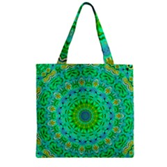Greenspring Zipper Grocery Tote Bag by LW323