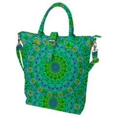 Greenspring Buckle Top Tote Bag