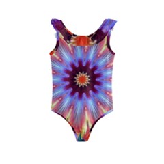 Passion Flower Kids  Frill Swimsuit by LW323