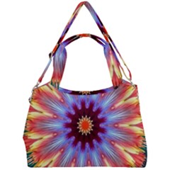 Passion Flower Double Compartment Shoulder Bag by LW323