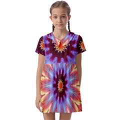 Passion Flower Kids  Asymmetric Collar Dress