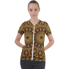 Woodwork Short Sleeve Zip Up Jacket by LW323