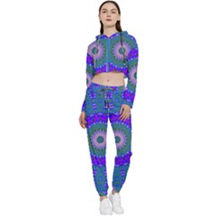 Bluebelle Cropped Zip Up Lounge Set by LW323