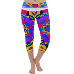 Fairground Capri Yoga Leggings by LW323