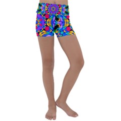 Fairground Kids  Lightweight Velour Yoga Shorts by LW323