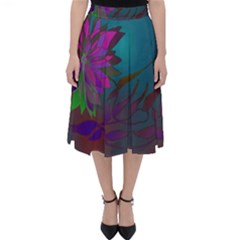 Evening Bloom Classic Midi Skirt by LW323