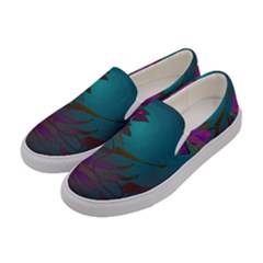 Evening Bloom Women s Canvas Slip Ons by LW323